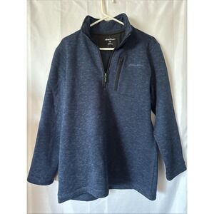 Men's/Women's‎ Medium Eddie Bauer 1/4 Zip Pull Over. NWOT
